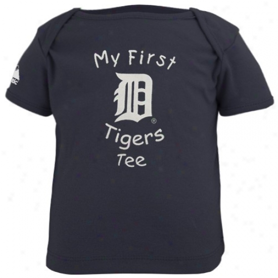 Detroit Tigers T Shirt : Majestic Detroit Tigers Navy Blue Infant My First T Shirt T T Shirts