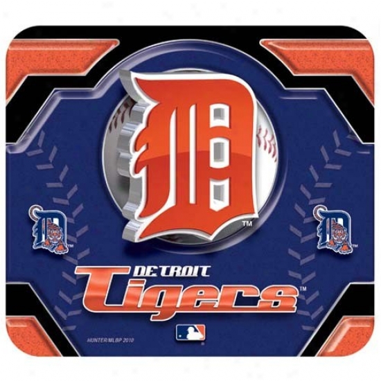 Detroit Tigers Team Logo Neoprene Mouseppad