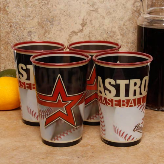 Houston Astros 4-pack 22oz. Souvenir Cups