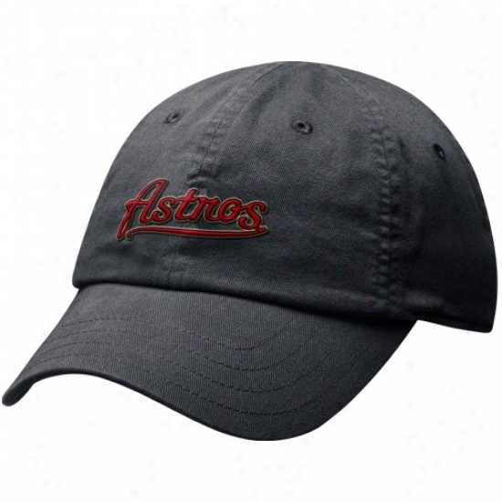 Houston Astros Merchandise: Nike Houston Astros Ladies Black Infield Shift Relaxed Fit Adjustable Hat