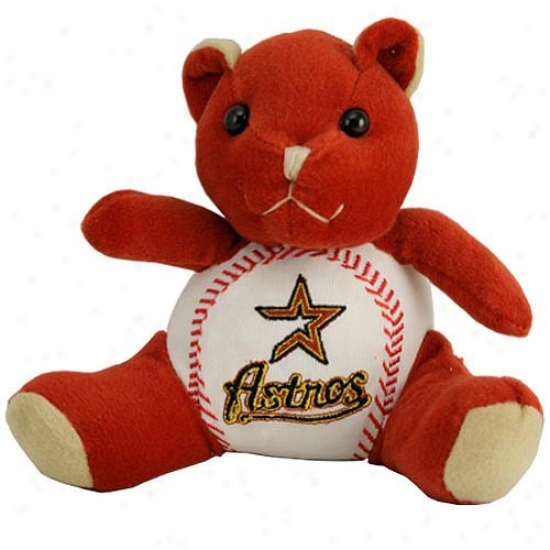 Houston Astros Plush Team Colors Baseball Bear