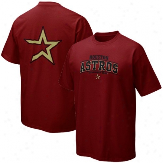 Houston Astros T-shirt : Nike Houston Astros Crimson Everyday T-shirt