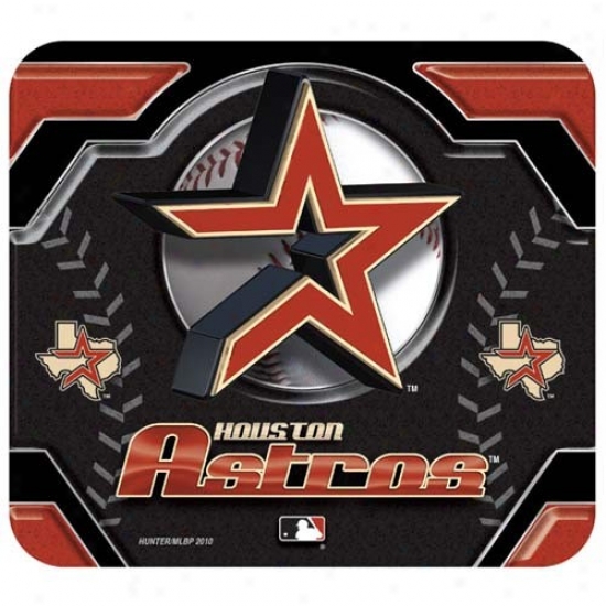Houston Astros Team Logo Neoprene Mousepad