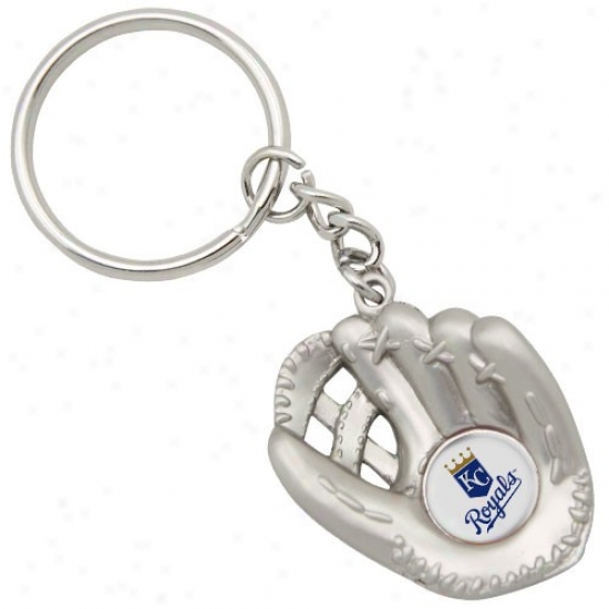 Kansas City Royals Baseball Glove Keychain