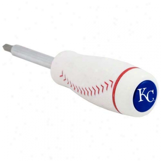 Kansas City Royals Pro-grip Baseball Screwdriver And Drill Bits