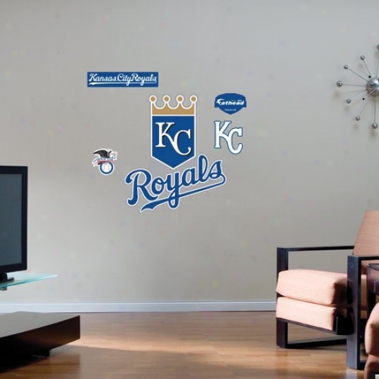 Kansas City Roywls Team Logo Fathead Wall Sticker