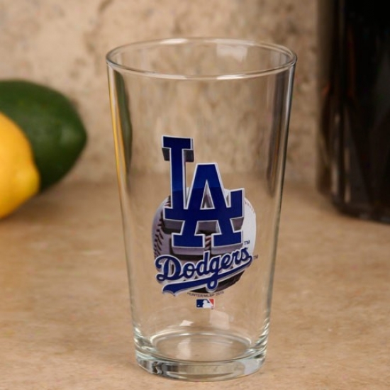 L.a. Dodgers 17 Oz. Enhanced Hi-def Mixing Glass