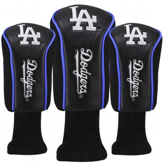 L.a. Dodgers Dismal 3-pack Golf Club Headcovers