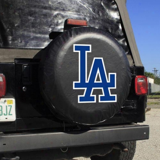 L.a. Dodgers Black Logo Tire Cover 48947827500