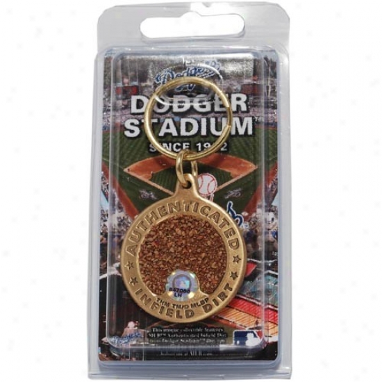 L .a. Dodgers Dodger Stadium Bronze Infield Dirt Keychain