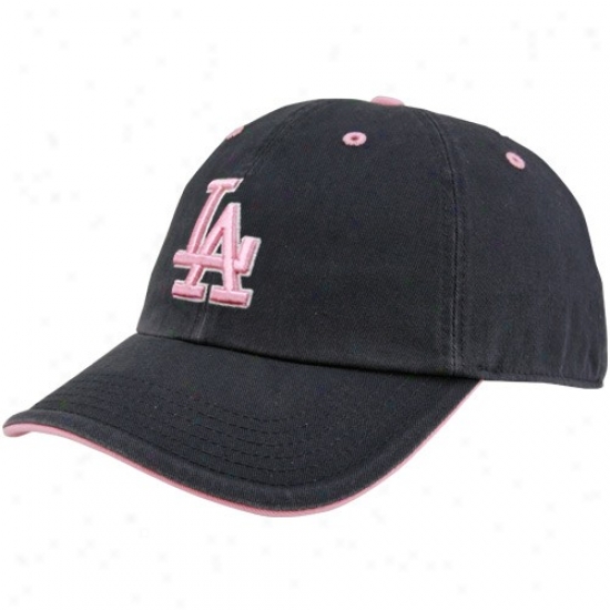 L.a. Doddgers Gear: Twina '47 L.a. Dodgers Ladies Navy Blue Opening Act Adjustable Slouch Hat