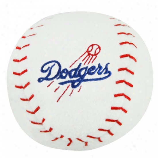 L.a. Dodgers Plush Team Baseball Rattle