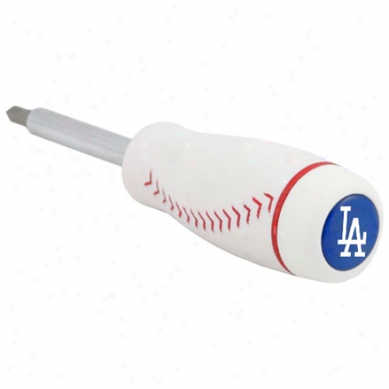 L.a. Dodgers Pro-grip Baseball Scrwdriver And Drill Bits