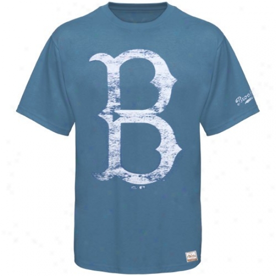 L.a. Dodgers Shirt : Majestic Select Brooklyn Dodgers Royal Blue Vintage Paramount Premium Shirt