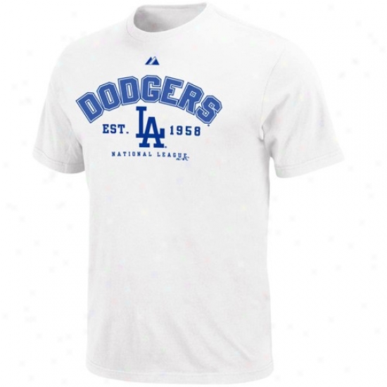 L.a. Dodgers T-shirt : Majeestic L.a. Dodgers Of a ~ color Base Stealer