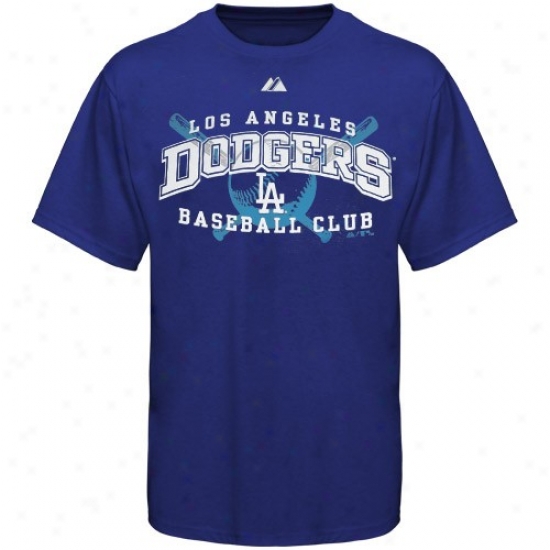 L.a. Dodgers T Shirt : Splendid L.a. Dodgers Youth Royal Blue Monster Play T Shirt