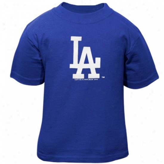 L.a. Dodgers Tee : L.a. Dodgers Todddler Royal Blue Team Logo Tee
