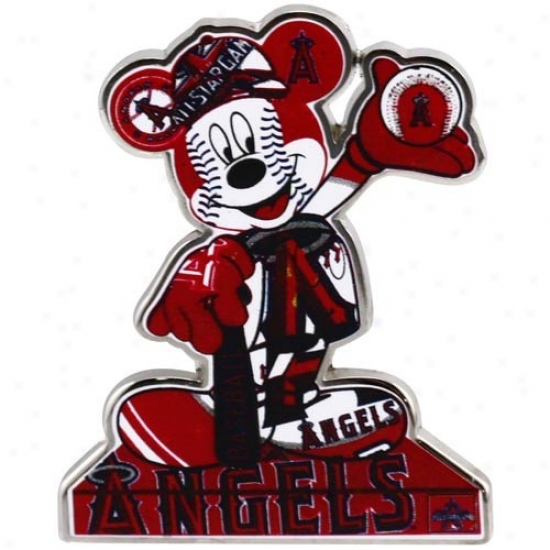 Los Angeles Angels Of Anaheim Mdrchandise: Los Angeles Angels Of Anaheim 2010 Mlb All-star Game Team Statue Disney Collectible Trading Pin