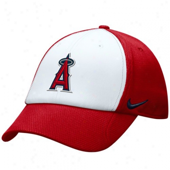Los Angeles Angels Of Anaheim Merchandise: Nike Los Angeles Angels Of Anaheim Red Jersey Hook Adjustable Hat