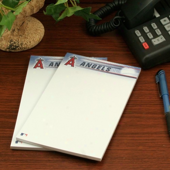 Los Angeles Angels Of Anaheim Two-pack 5'' X 8'' Team Logo Notepads