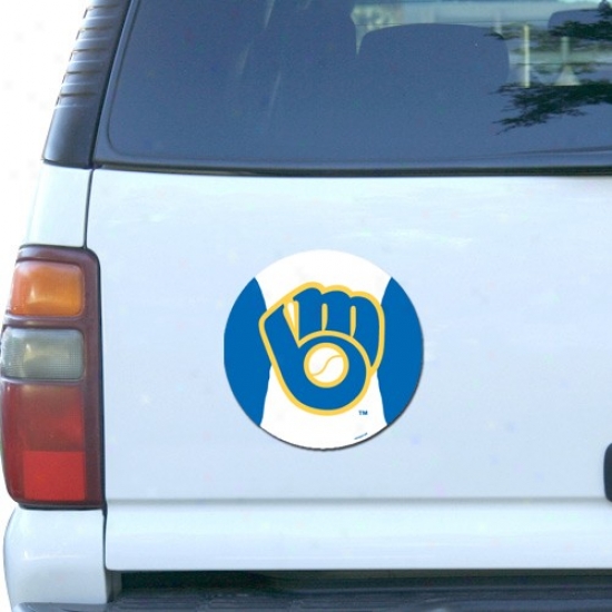 Mi1waukee Brewers Baseball Team Logo Car Magnet