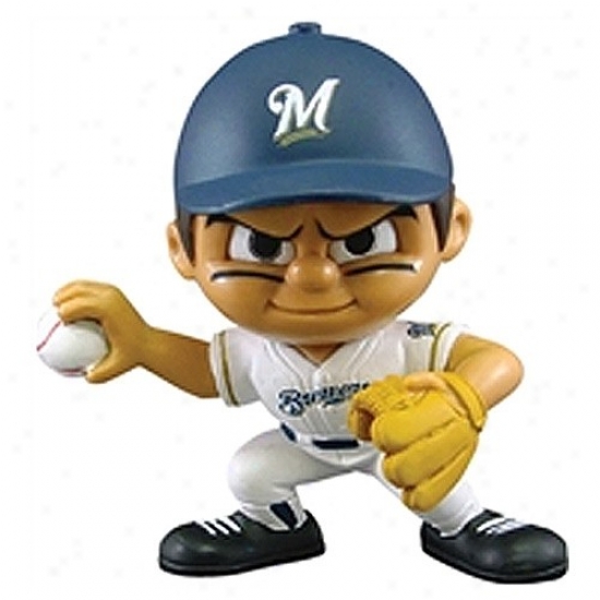 Milwaukee Brewers Lil' Teammates Pitcher Figurine