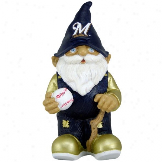 Milwaukee Brewers Mini Baseball Gnome Figurine