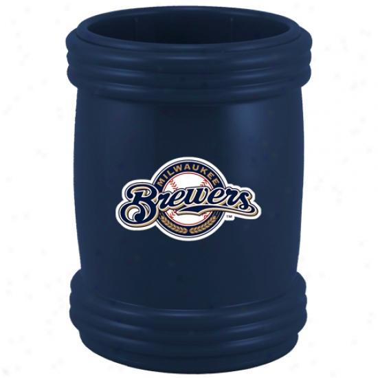 Milwaukee Brewers Navy Blue Sports Magna-coolie Magnetic Beverage Holder