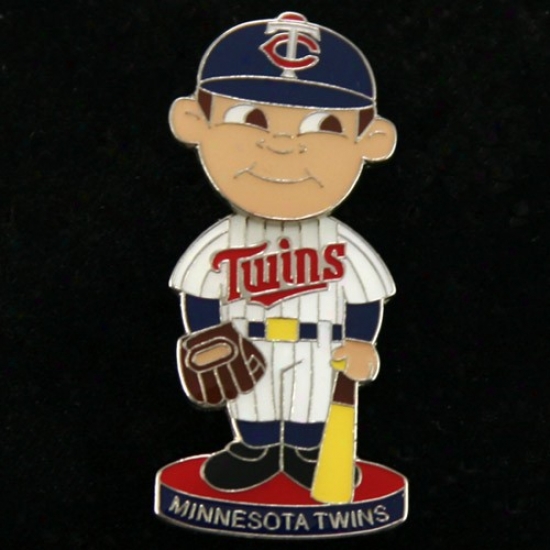 Minnesota Twins Crown : Minnesota Twins Bobble Head Baseball Player Pin