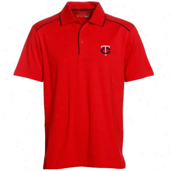 Minnesota Twins Clothes: Cutter & Buck Minnesota Twins Red Alliance Organic Polo