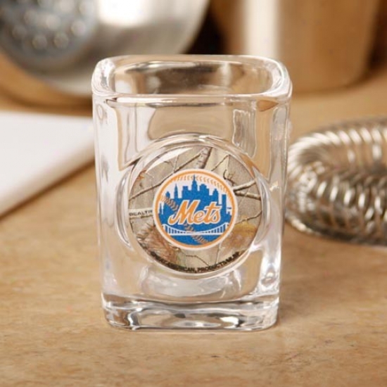 New York Mets 2 Oz. Realtree Camo Shot Glass