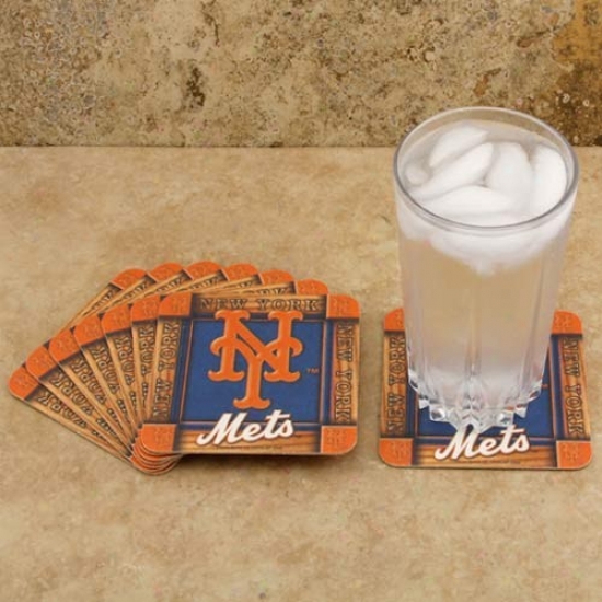 New York Mets 8-pack Absorbent Paperkraft Coasters