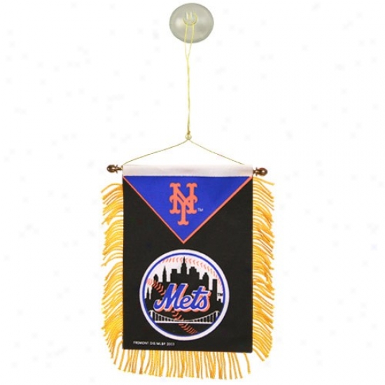 New York Mets Banners : New York Mets Team Mini Banners Bznners