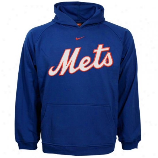 New York Mets Cover fleecily : Nike New York Mets Youth Kingly Blue Tackle Twill Fleece