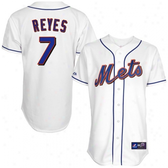 Just discovered York Mets Jersey : Majestic Jose Reyes New York Metx Replica Jersey-#7 White
