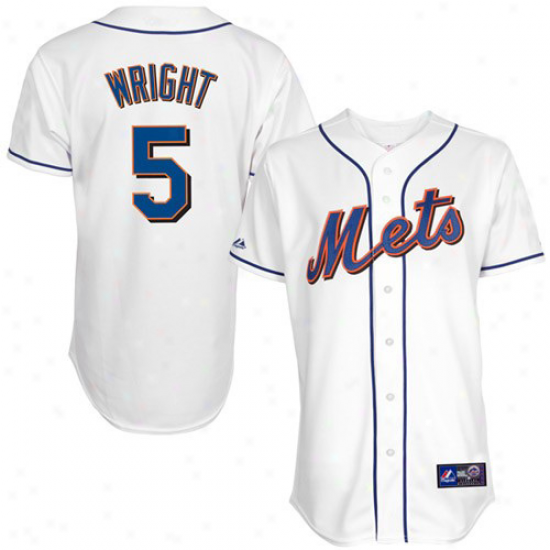 New York Mets Jerseys : Majestic David Wright New York Metw Preschool Replica Jersey-white