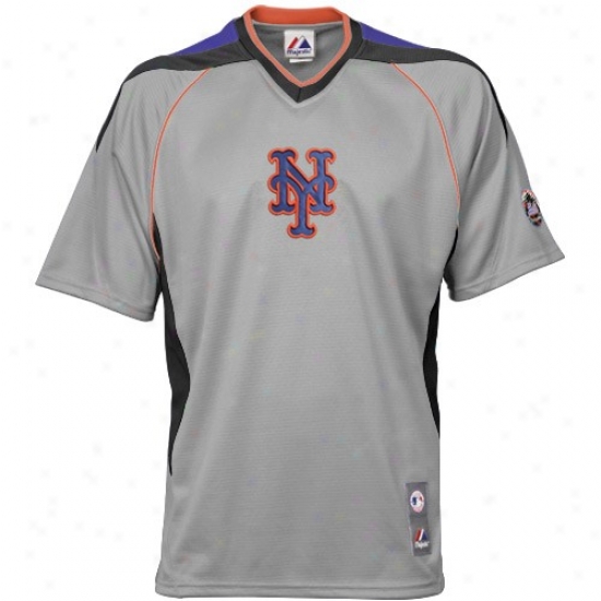New York Mets Jerseys : New York Mets Gray-haired Impact V-neck Jeseys