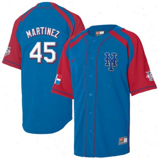 New York Mets Jerseys : Nike New York Mets #45 Pedro Martinez Royal Blue Hardball Baseball Jerseys