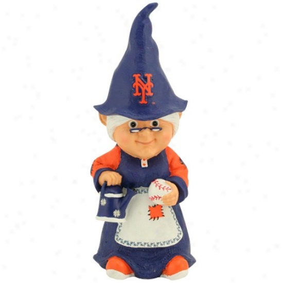 New York Mets Mlb Female Garden Gnome