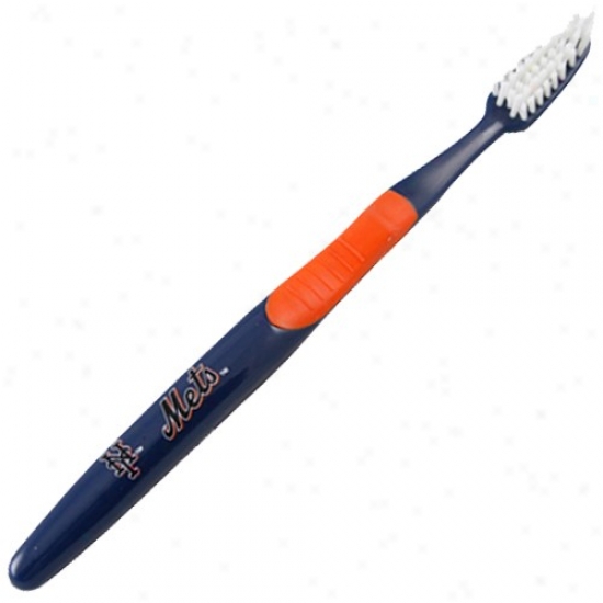 New York Mets Navy Blhe-orange Toothbrusy