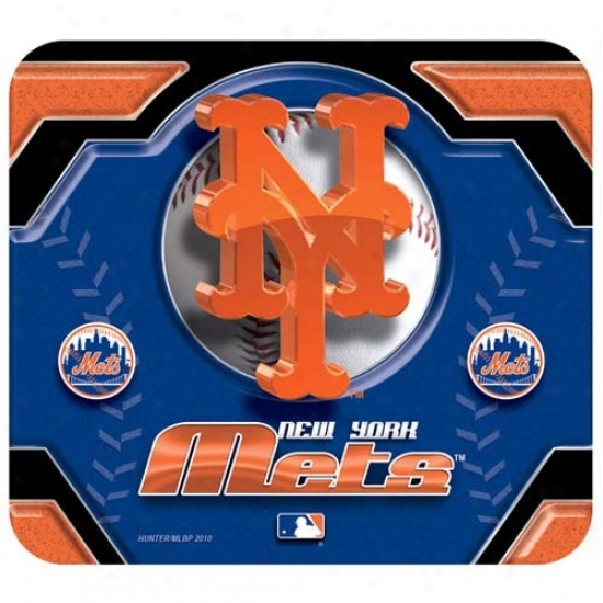New York Mets Team Logo Neoprene Mousepad