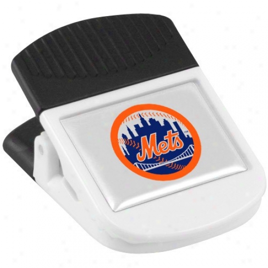 New York Mets White Magnetic Chip Clip