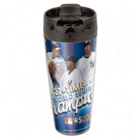 New York Yankees 2009 World Seres Champions 16oz. Plastic Travel Mug