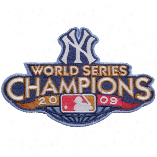 New York Yankees 2009 World Series Champions Embroidered Collector's Patch
