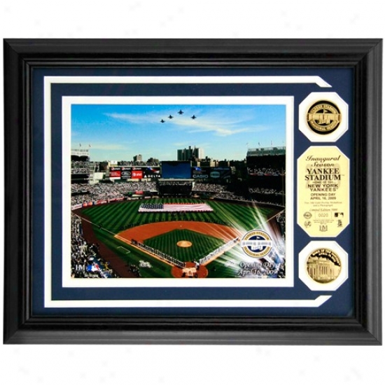 New York Yankees 2009 Yankee Stadium Opening Day 24kt Gold Coin Photomint