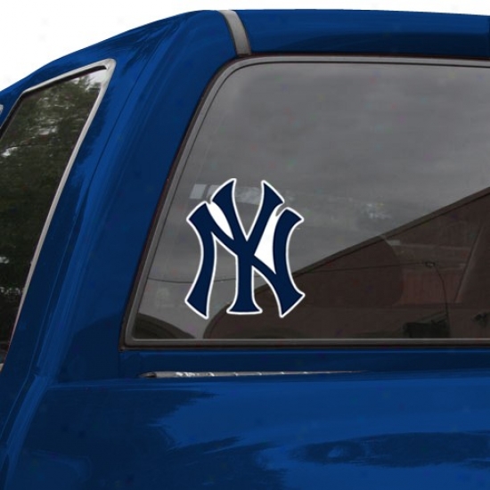 "new York Yankees 8"" X 8"" Color Team Logo Car Decal"