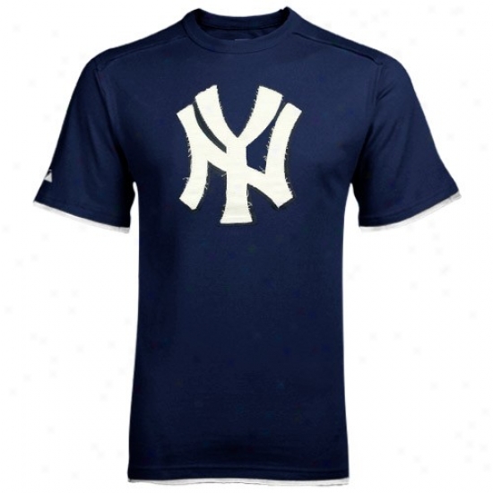 New York Yankees Attire: Majestic New York Yankees Navy Melancholy Cooperstown Afterglow T-shirt