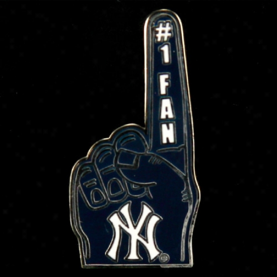 New York Yankees Hat : Repaired York Yankees #1 Fan Pin