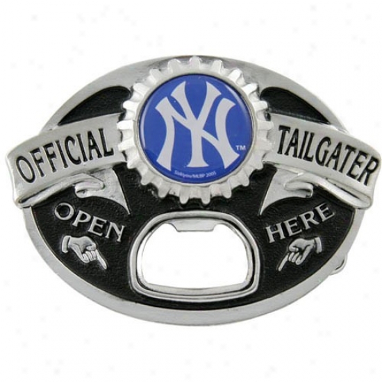 New York Yankees Soft and clear  Official Tailgater Bottle Opener Belt Buckle