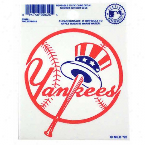 New York Yankees Petty Window Cling